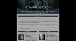 Desktop Screenshot of chroniclesofchaos.com